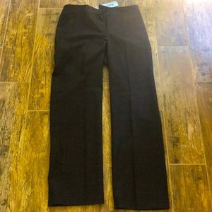 Ladies Chico’s dress slacks, NWT, grey/red plaid